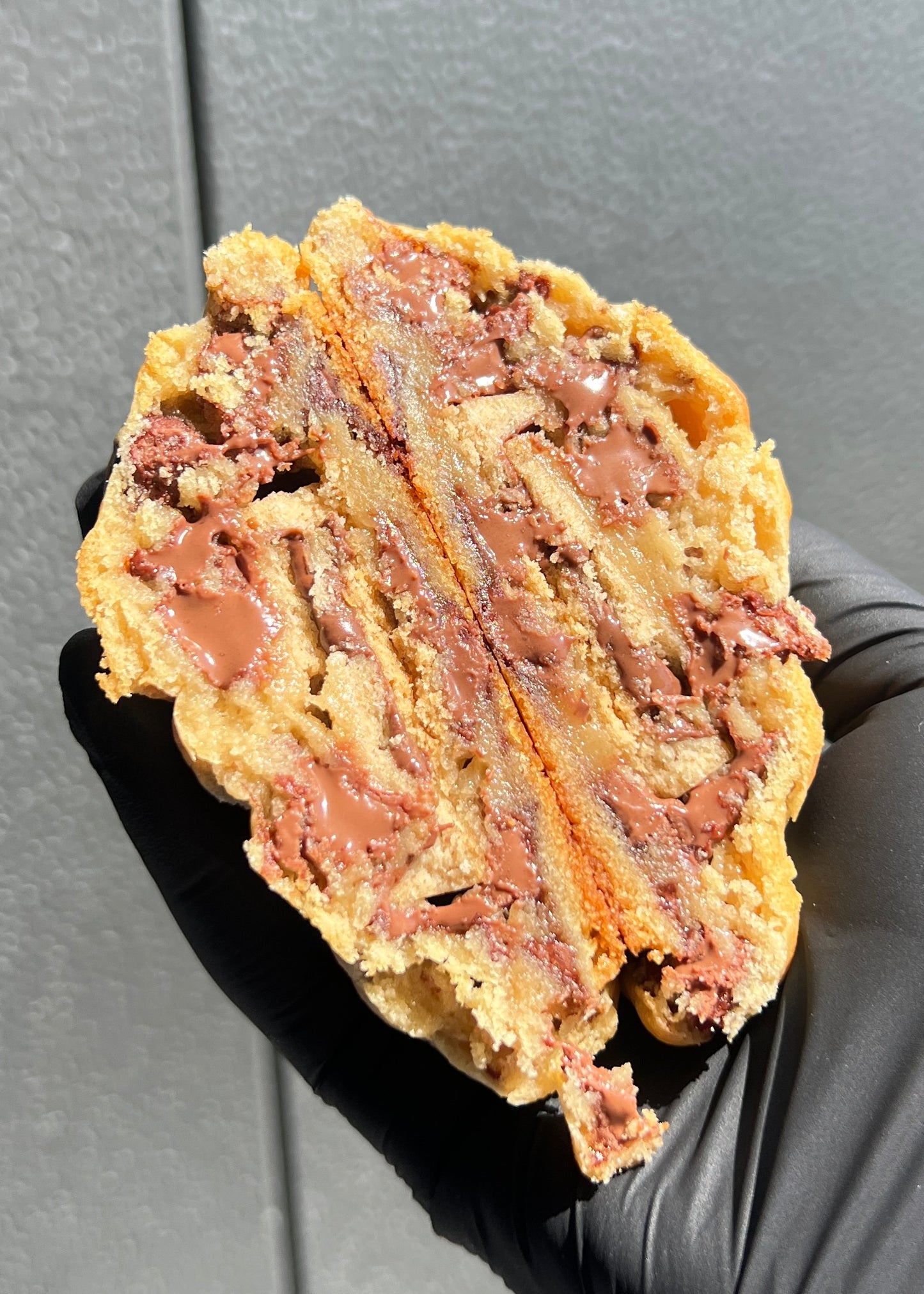Chocolate chip Nutella biscuit